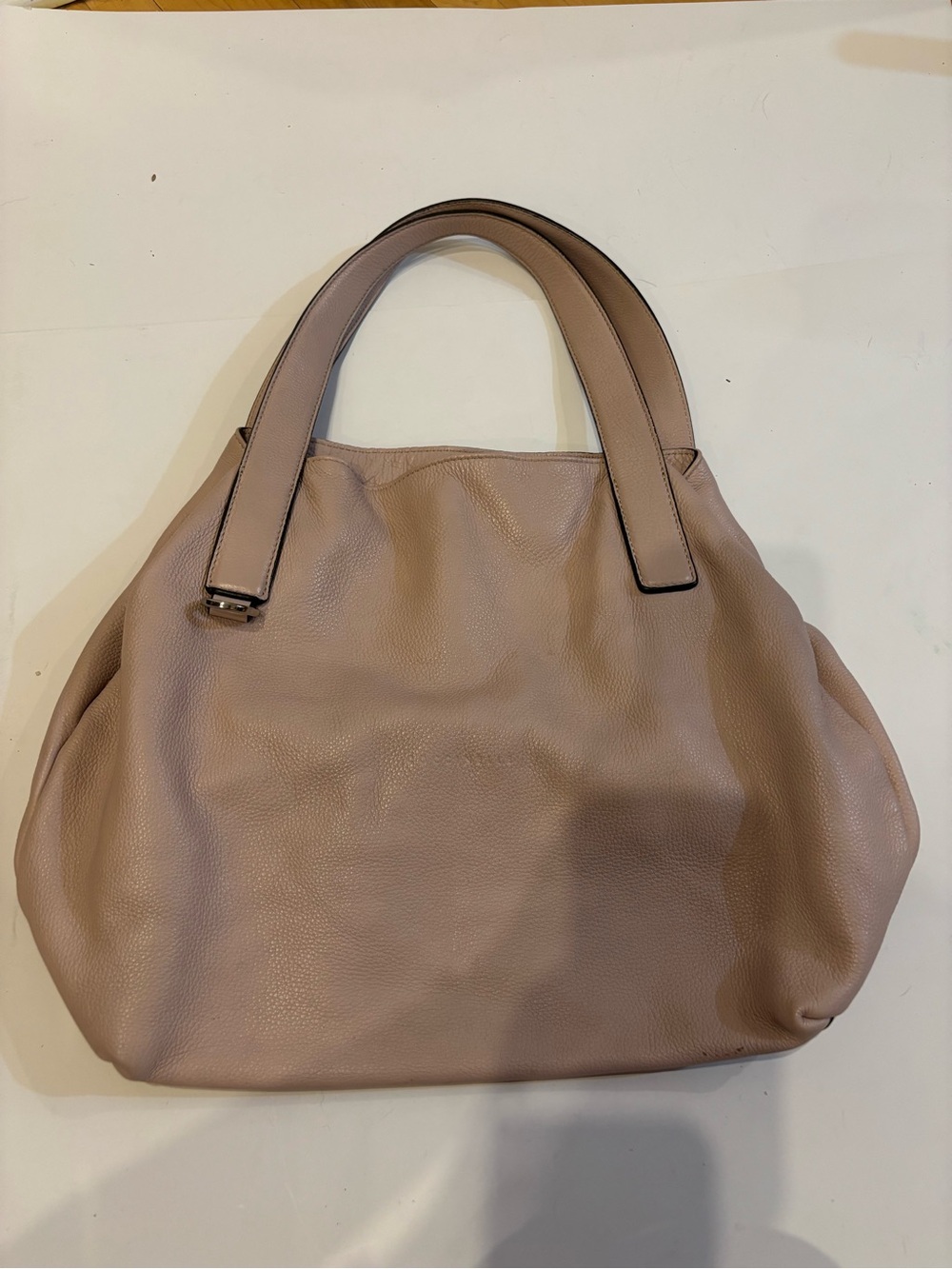 Coccinelle hobo pink leather bag